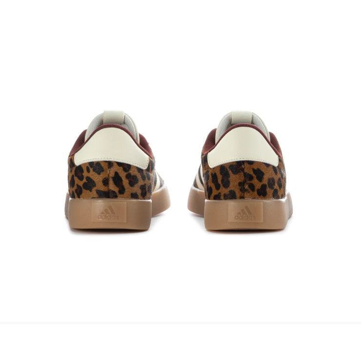 Adidas Gazelle Leopard Print Off White Burgundy Gum