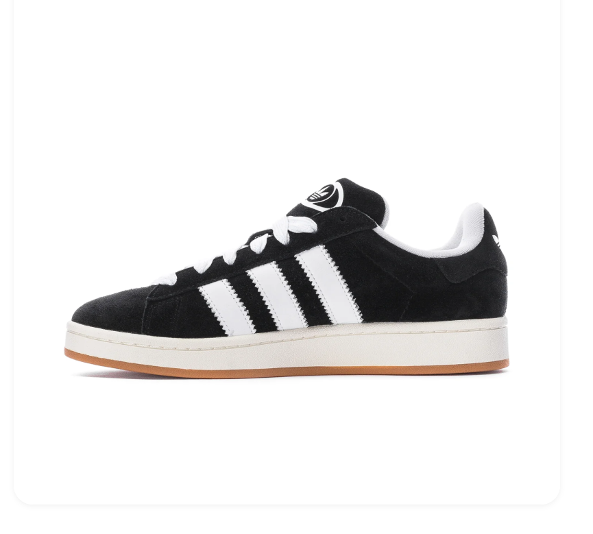 Adidas Campus 00s Black White Off White Gum