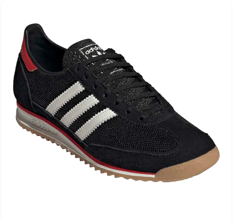 Adidas SL 72 Core Black Off White Scarlet