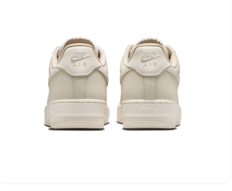 Nike Air Force 1 Low Coconut Milk Sail Satin Laces