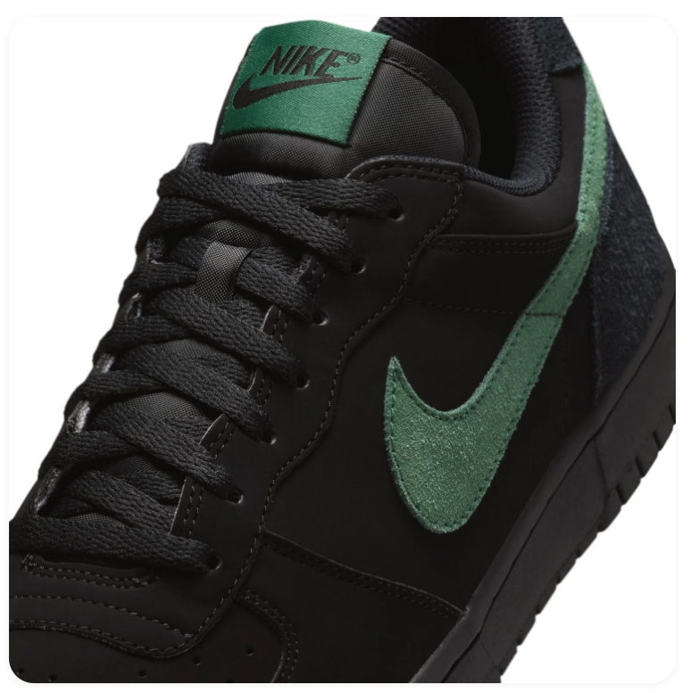 Nike Dunk Low Black Malachite Suede
