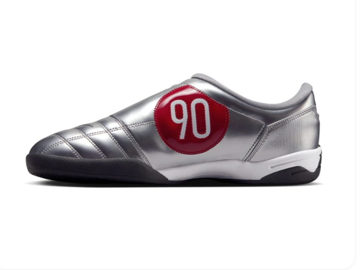 Nike Total 90 Slip Metallic Silver Varsity Red