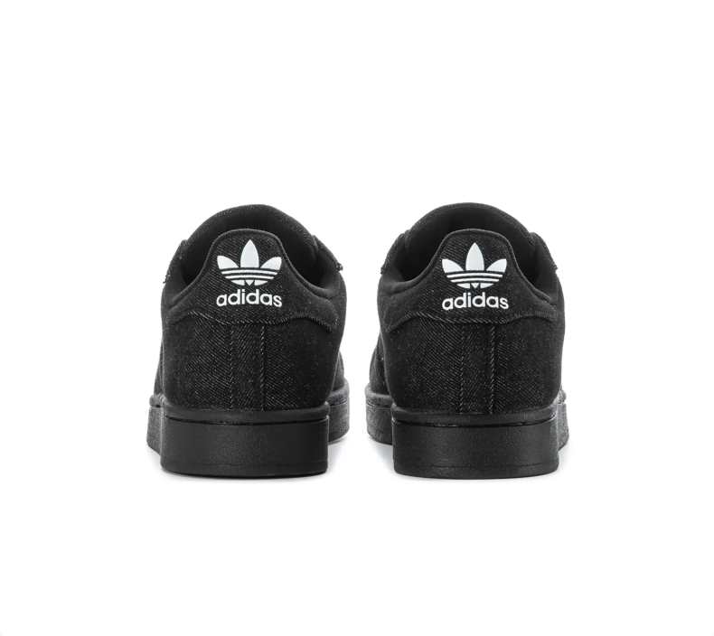 Adidas Superstar Triple Black Cloud White Laces