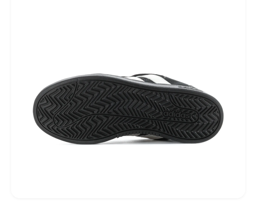 Adidas Grand Court Alpha Triple Black White Stripes