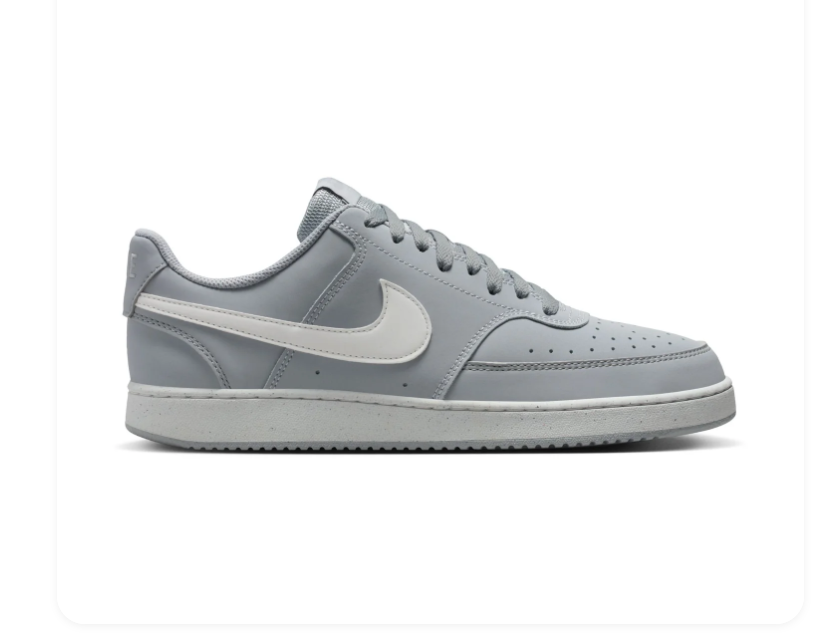 Nike Court Vision Low Wolf Grey White