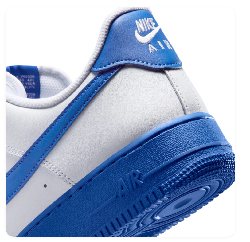 Nike Air Force 1 Low White Game Royal