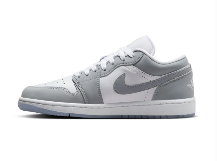 Air Jordan 1 Low Wolf Grey White