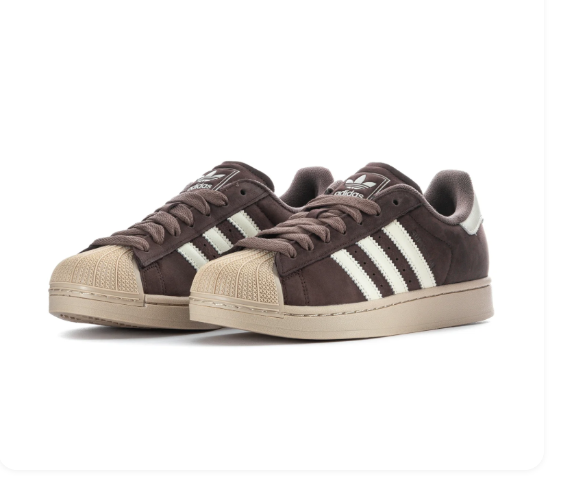 Adidas Superstar Dark Brown Cream White