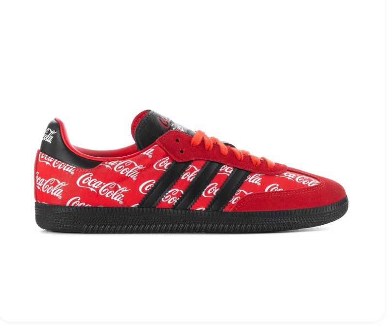 Adidas Samba OG x Coca-Cola Vivid Red Core Black