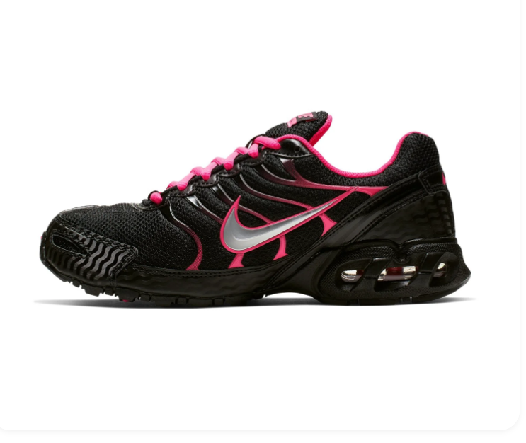 Nike Air Max Torch 4 Black Hyper Pink Metallic Silver