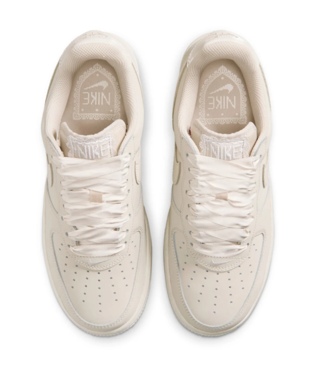 Nike Air Force 1 Low Coconut Milk Sail Satin Laces