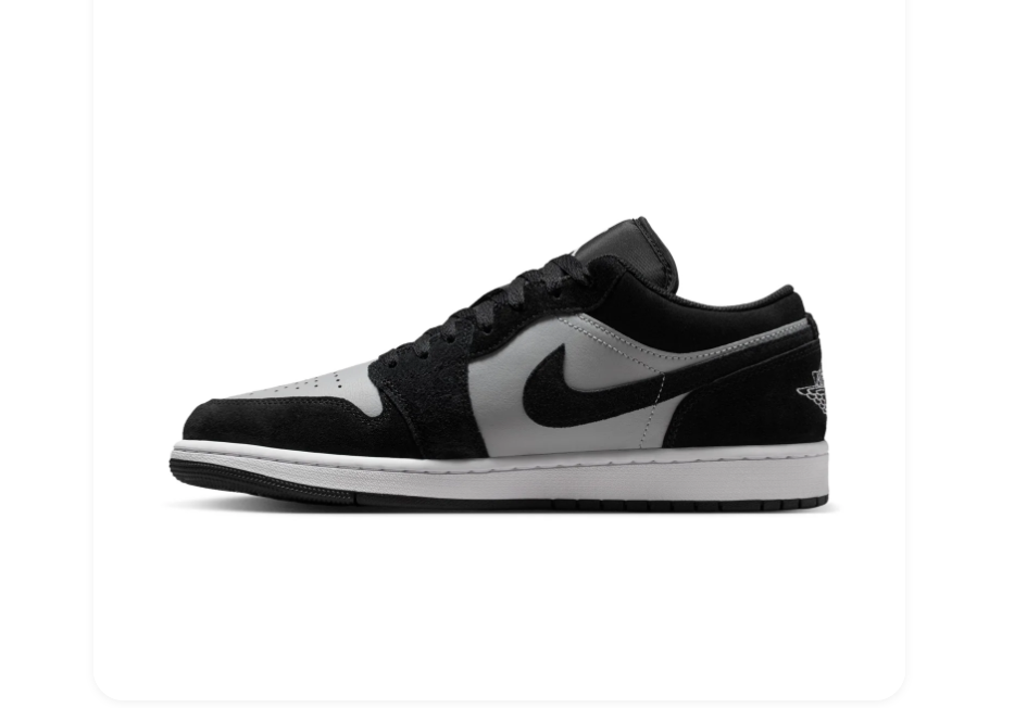 Air Jordan 1 Low Black Shadow