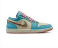 Air Jordan 1 Low Tropical Teal Desert Sand Pink Guava