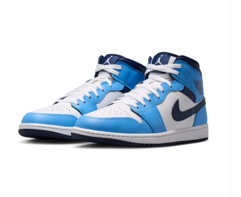 Air Jordan 1 Mid UNC University Blue