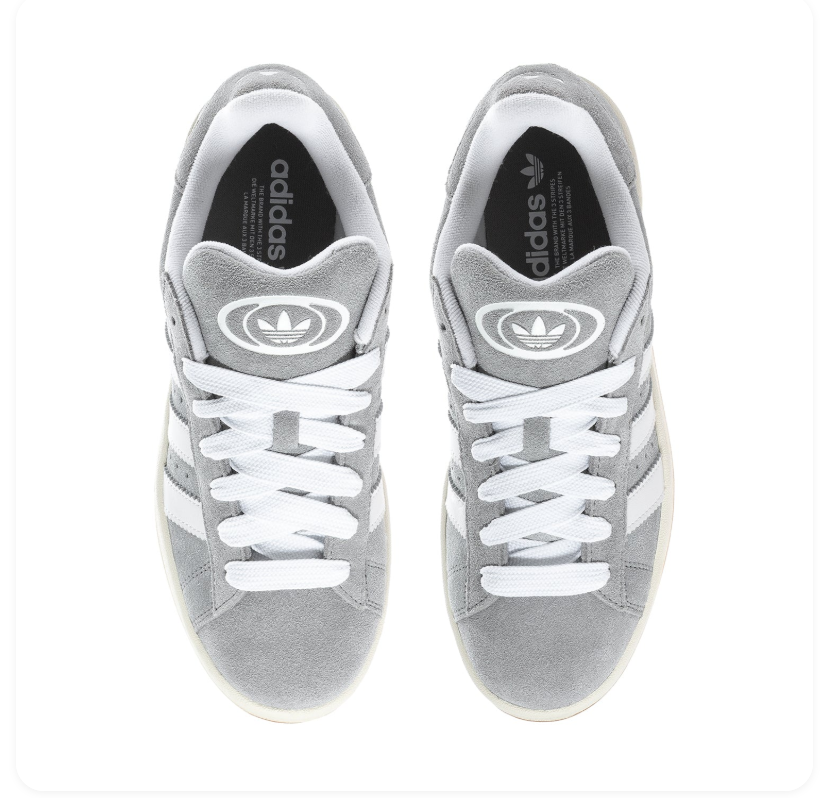 Adidas Campus 00s Grey Cloud White Gum