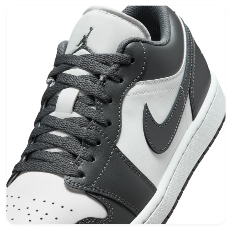 Air Jordan 1 Low Dark Grey White