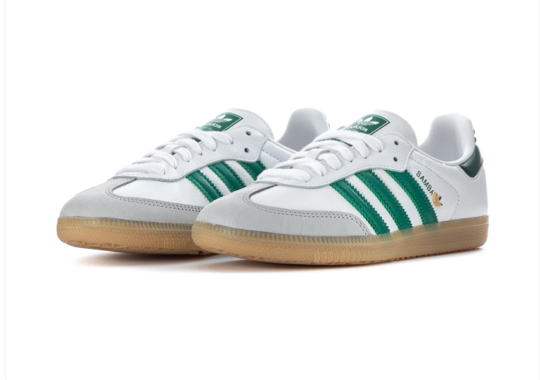Adidas Samba OG Cloud White Collegiate Green Gum