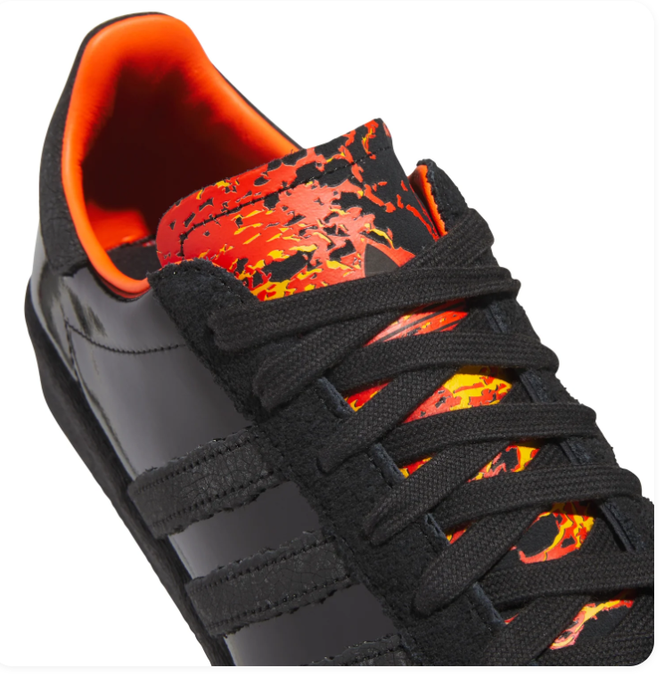 Adidas Superstar Triple Black Orange