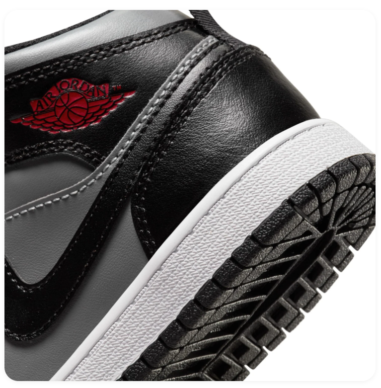 Air Jordan 1 Mid Shadow Red