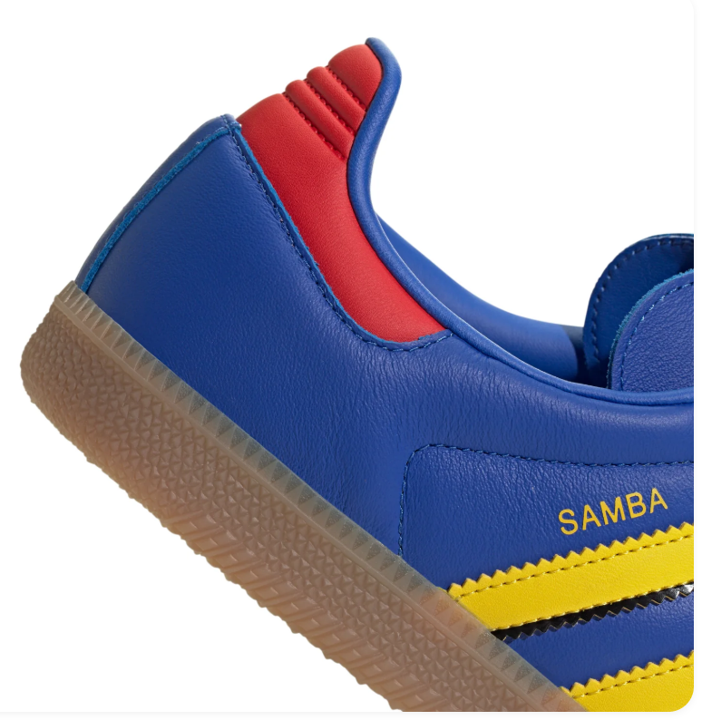 Adidas Samba OG x Club América Royal Blue Gold Red Gum