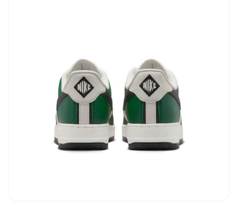 Nike Air Force 1 Low Pine Green Sail Black