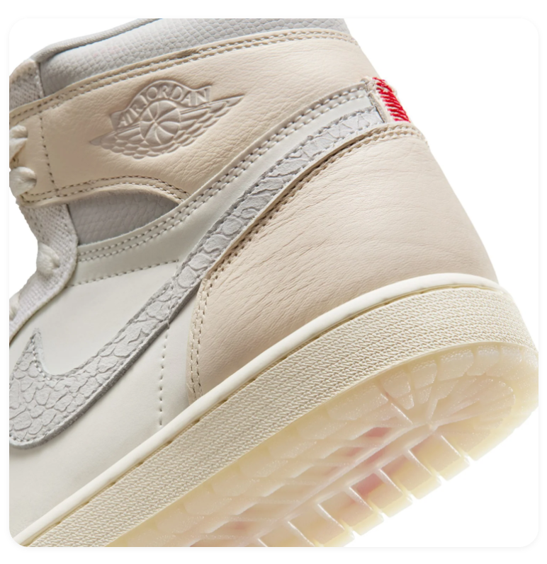 Air Jordan 1 Retro High OG Sail Light Smoke Grey