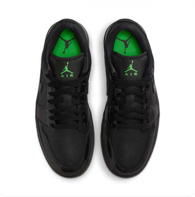 Air Jordan 1 Low Black Green Shock
