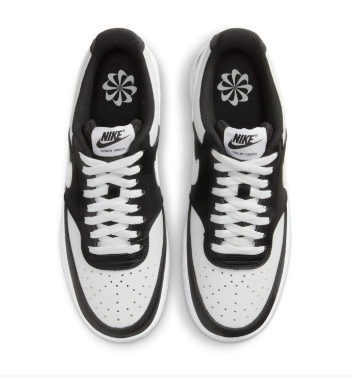 Nike Court Vision Low Black White Panda Split