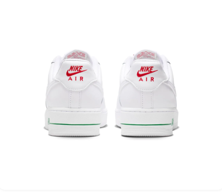 Nike Air Force 1 Low White University Red Rose