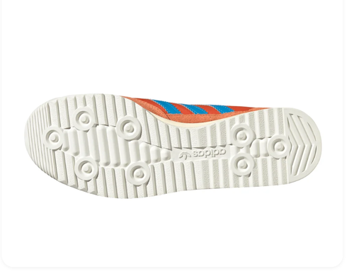 Adidas Gazelle Bright Orange Blue Bird Off White