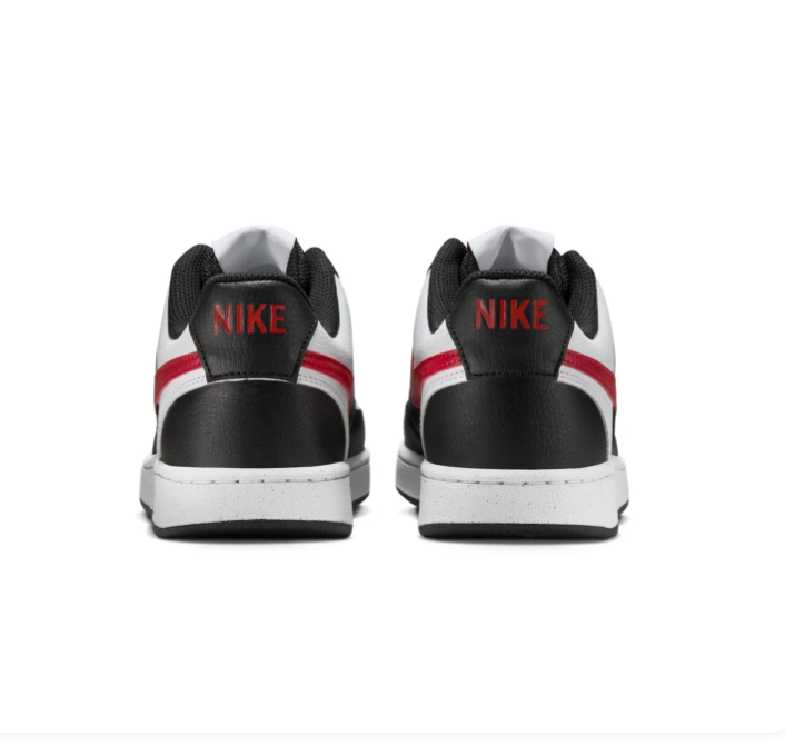 Nike Court Vision Low Black University Red White
