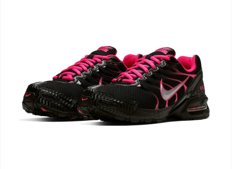 Nike Air Max Torch 4 Black Hyper Pink Metallic Silver