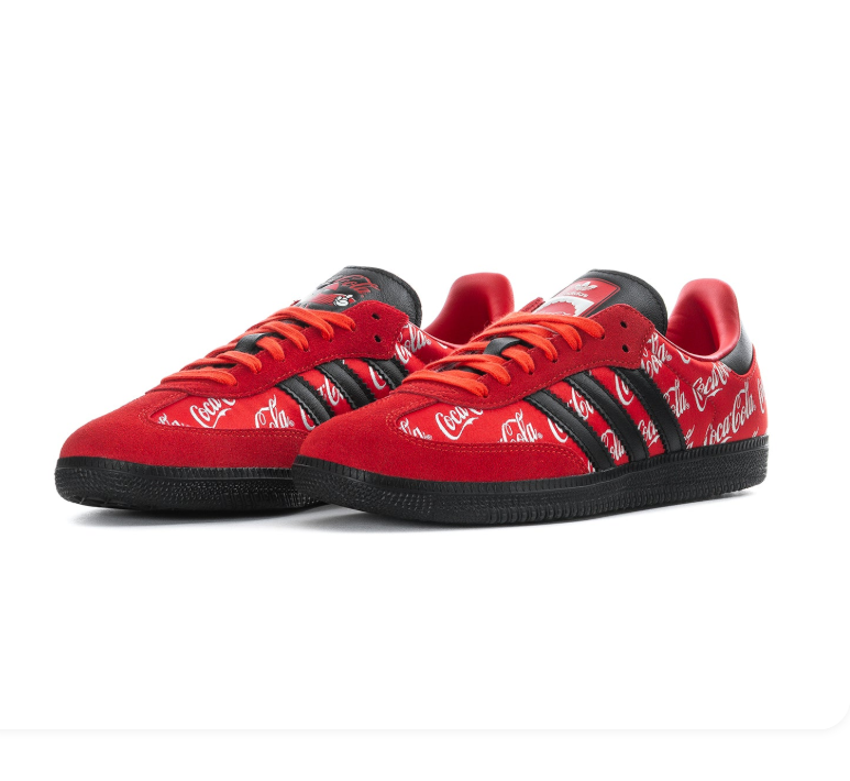 Adidas Samba OG x Coca-Cola Vivid Red Core Black