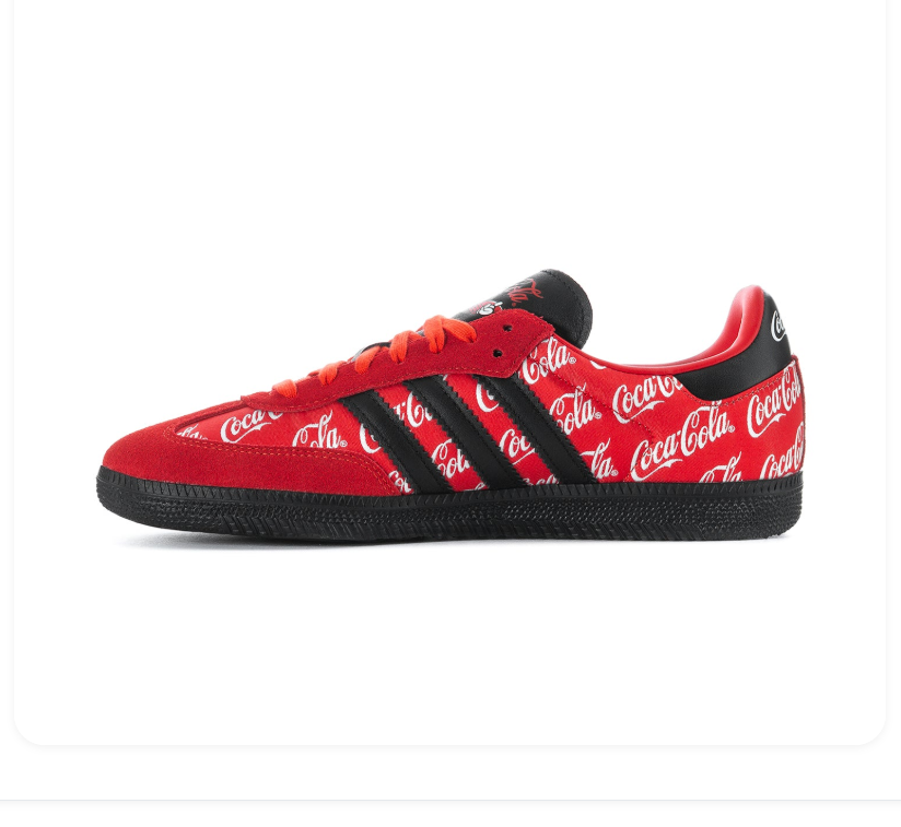Adidas Samba OG x Coca-Cola Vivid Red Core Black