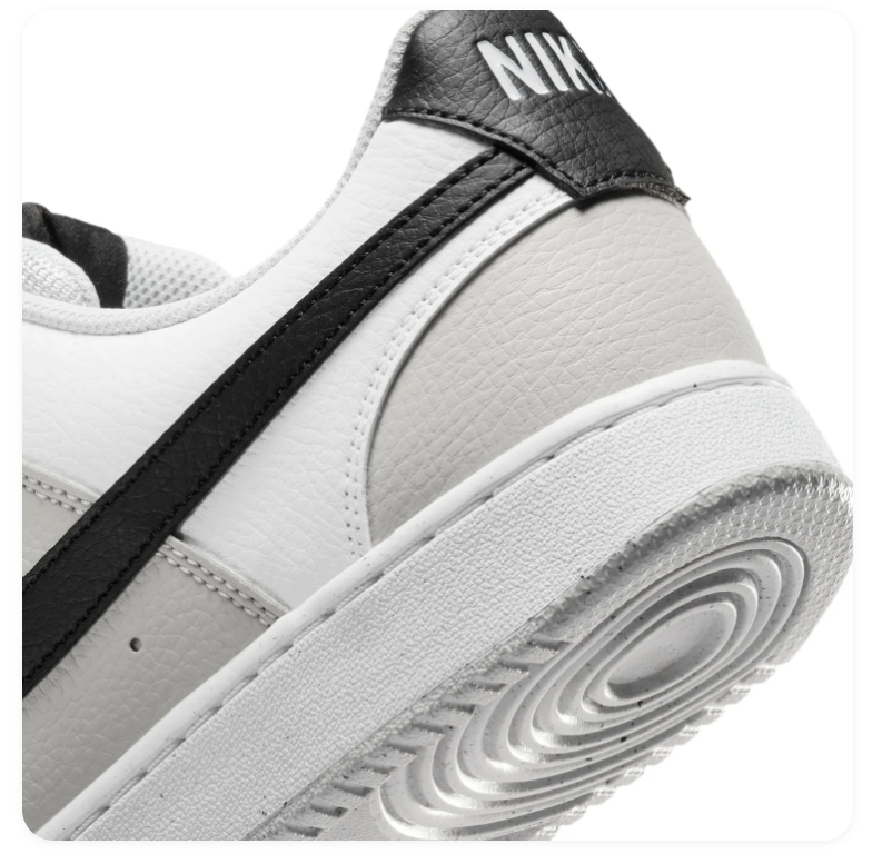 Nike Court Vision Low White Photon Dust Black