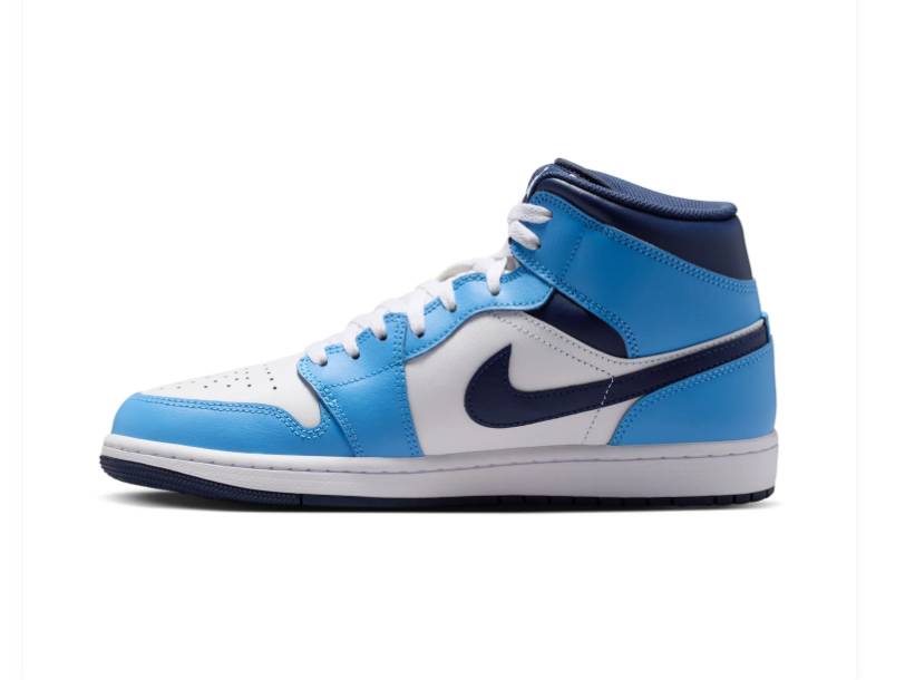 Air Jordan 1 Mid UNC University Blue