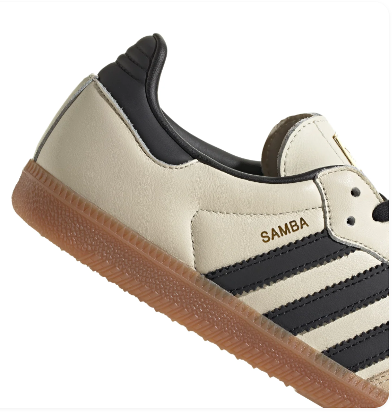 Adidas Samba OG Wonder White Core Black Gum