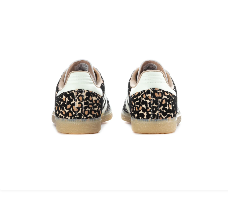 Adidas Samba OG Leopard Print Cream White Gum