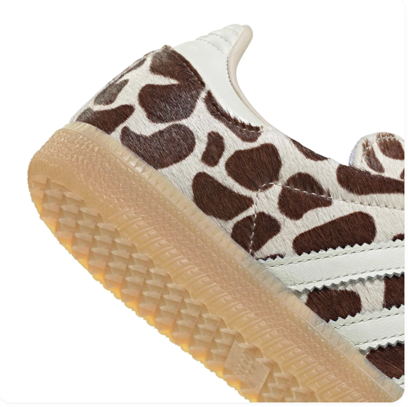 Adidas Gazelle Indoor Giraffe Print Light Blue Gum