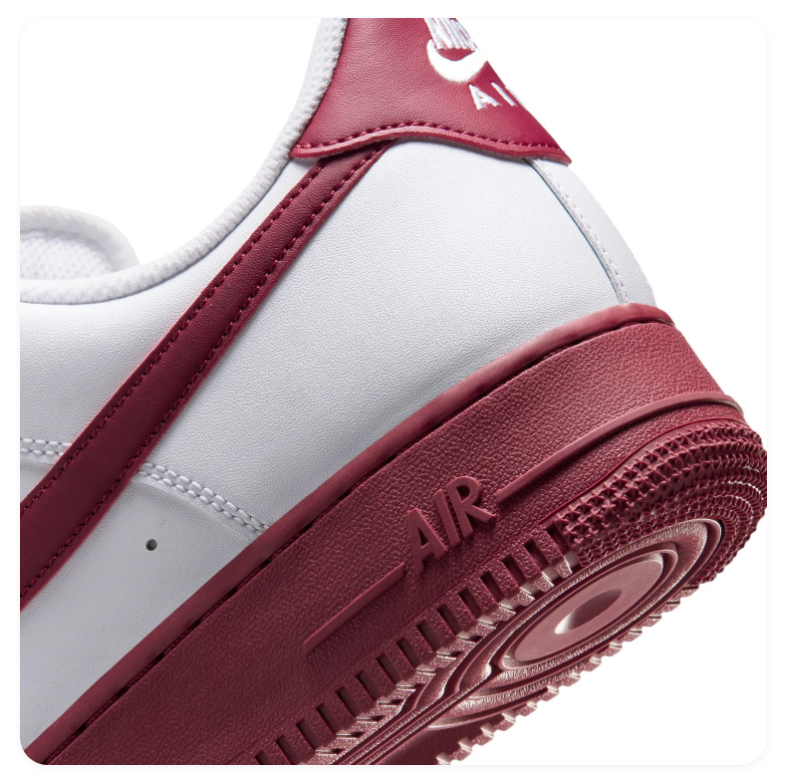 Nike Air Force 1 Low White Team Red