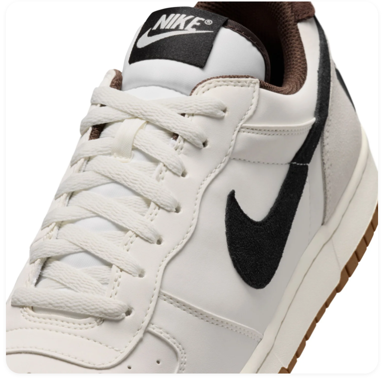 Nike Dunk Low Summit White Black Cacao Wow Gum