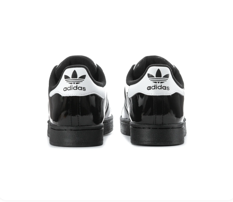 Adidas Superstar Core Black Patent Cloud White