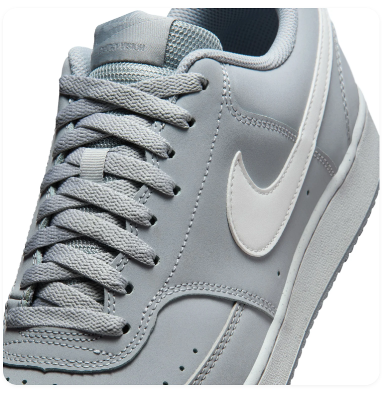 Nike Court Vision Low Wolf Grey White