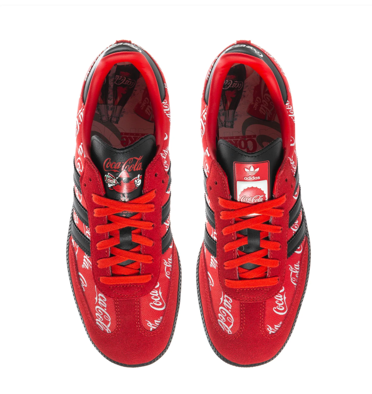 Adidas Samba OG x Coca-Cola Vivid Red Core Black