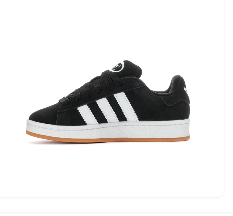 Adidas Campus 00s Black White Gum