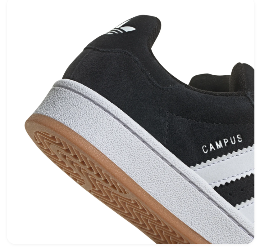 Adidas Campus 00s Black White Gum