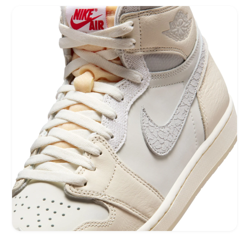 Air Jordan 1 Retro High OG Sail Light Smoke Grey