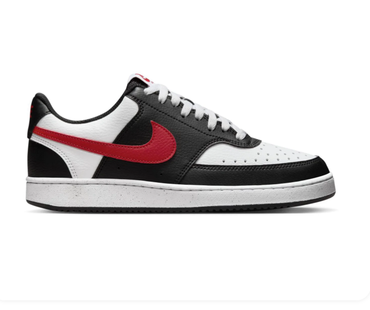 Nike Court Vision Low Black University Red White