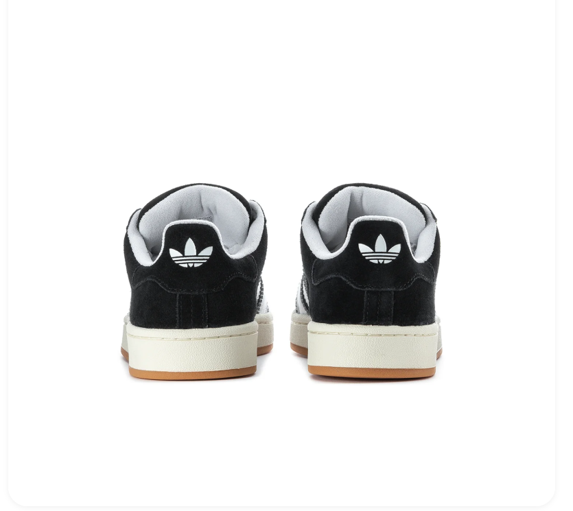 Adidas Campus 00s Black White Off White Gum