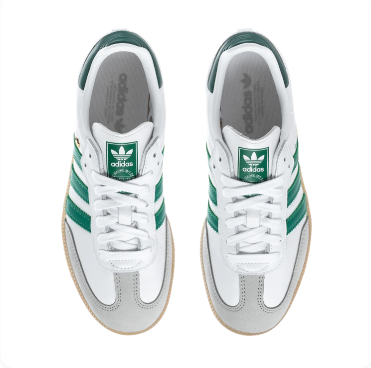 Adidas Samba OG Cloud White Collegiate Green Gum
